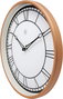 Nextime Reloj de Pared Kyle 7332 Marrón y Blanco de 30 cm