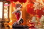 A Certain Scientific Railgun Estatua PVC Desktop Cute Figure Mikoto Misaka Chinese Dress Ver. 13 cm