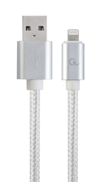 GEMBIRD CCB-MUSB2B-AMLM-6-S Cable Conector Lightning a USB B 1,8 m Plata