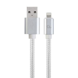 Gembird Cable Lightning a USB B Trenzado 1,8 m Plata
