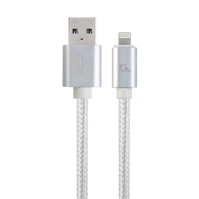 Gembird Cable Lightning a USB B Trenzado 1,8 m Plata Gembird Cable Lightning a USB B Trenzado 1,8 m Plata