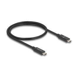 DeLOCK Cable USB Type-C a USB Type-C 80 Gbps 0,5 m Negro