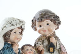 DKD Home Decor Nacimiento Navidad Tradicional Multicolor Resina 6 x 8 x 11 cm