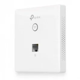 TP-Link EAP115-WALL Punto de Acceso Inalámbrico para Montaje en Pared 300 Mbps 2.4GHz WiFi 802.11n/g/b con PoE y Gestión Omada