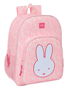 Safta Mochila Adaptable a Carro Miffy "Flores" 33x42x14 cm