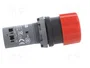 ABB Interruptor de emergencia rojo NC x2