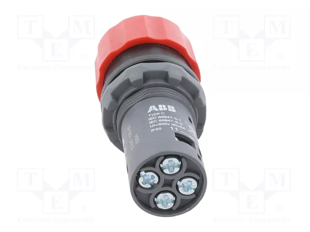 ABB Interruptor de emergencia rojo NC x2 ABB Interruptor de emergencia rojo NC x2