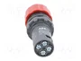 ABB Interruptor de emergencia rojo NC x2