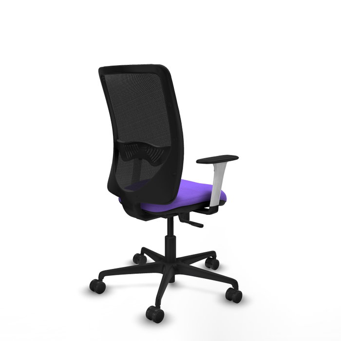 PIQUERAS Y CRESPO Silla de oficina Zulema con mecanismo Sincro, Lila y Negro PIQUERAS Y CRESPO Silla de oficina Zulema con mecanismo Sincro, Lila y Negro