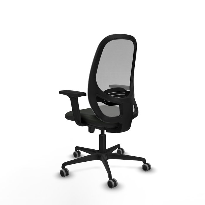 PIQUERAS Y CRESPO Silla de oficina Cilanco con mecanismo Sincro, Negro y Gris