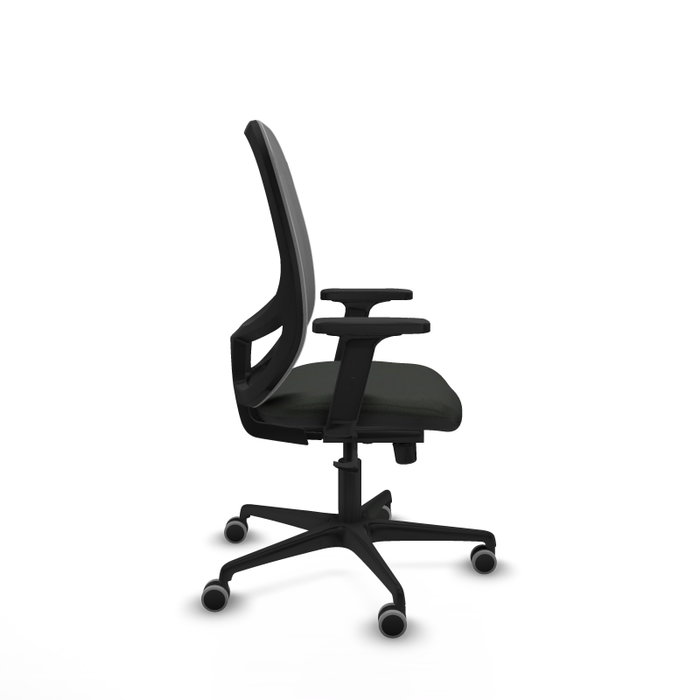 PIQUERAS Y CRESPO Silla de oficina Cilanco con mecanismo Sincro, Negro y Gris
