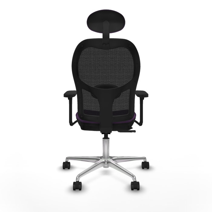 PIQUERAS Y CRESPO Silla de oficina Jorquera con mecanismo Sincro/Traslack, Morado y Negro PIQUERAS Y CRESPO Silla de oficina Jorquera con mecanismo Sincro/Traslack, Morado y Negro