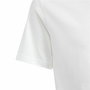 Camiseta de Manga Corta Infantil Adidas U Sl Blanco