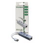 Inter-Tech Argus IT-310-S Hub USB 3.0 3 Puertos con RJ45 Gigabit LAN Plateado