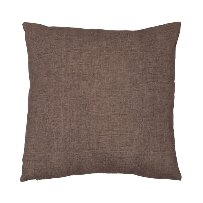 Ixia Cojín Chocolate Algodón-Poliéster 45 x 45 cm Ixia Cojín Chocolate Algodón-Poliéster 45 x 45 cm