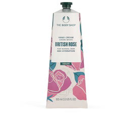 The Body Shop BRITISH ROSE Crema de Manos 100 ml, Hidratante, Vegana, con Extracto de Rosa y Manteca de Karité