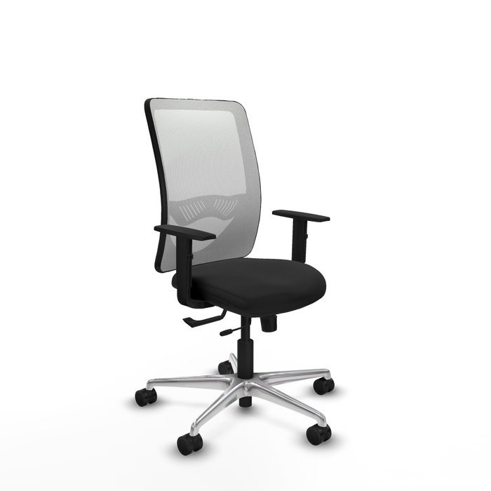 PIQUERAS Y CRESPO Silla de oficina Zulema con mecanismo Sincro/Traslack, Negro y Blanco PIQUERAS Y CRESPO Silla de oficina Zulema con mecanismo Sincro/Traslack, Negro y Blanco