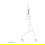 Neomounts FL50-515WH1 Carro con Ruedas Giratorio para Pantalla Samsung Flip 55-65", Blanco, Acero, Soporte 50 kg, VESA 400x400