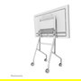 Neomounts FL50-515WH1 Carro con Ruedas Giratorio para Pantalla Samsung Flip 55-65", Blanco, Acero, Soporte 50 kg, VESA 400x400