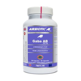 Airbiotic GABA AB 300mg 90 cápsulas Complemento alimenticio