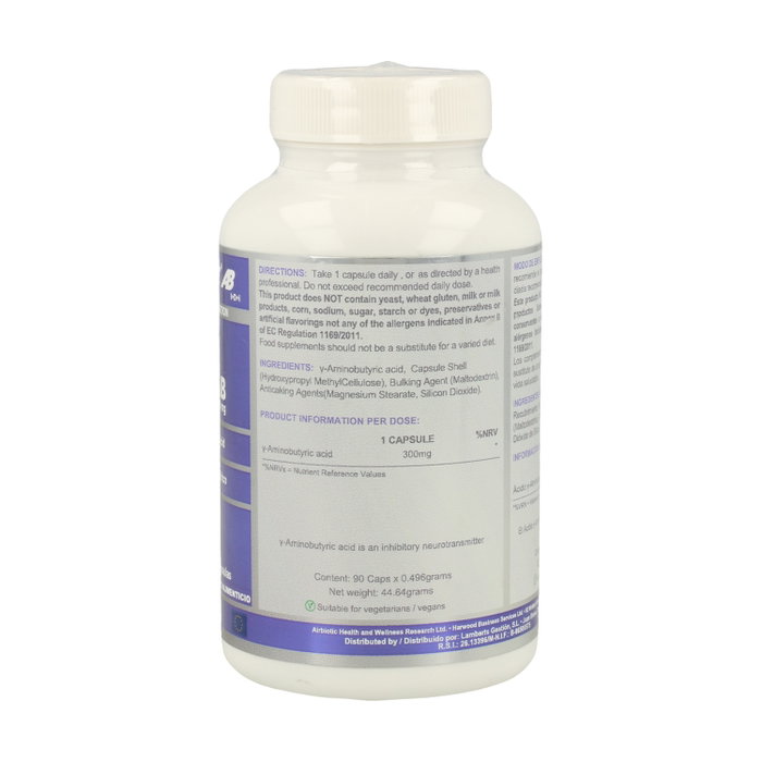 Airbiotic Gaba AB 300mg, 90 cápsulas Airbiotic Gaba AB 300mg, 90 cápsulas
