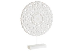 DKD Home Decor Decoración Madera 30x6x40 Blanco