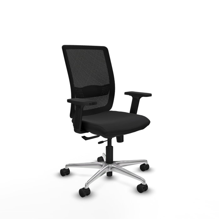 PIQUERAS Y CRESPO Silla de oficina Haches con mecanismo Sincro/Traslack en Negro PIQUERAS Y CRESPO Silla de oficina Haches con mecanismo Sincro/Traslack en Negro