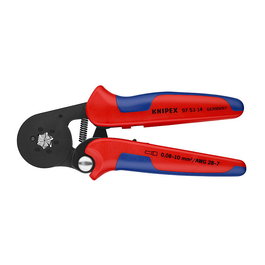 Knipex 97 53 14 Alicates de crimpado autorregulables para terminales de cable