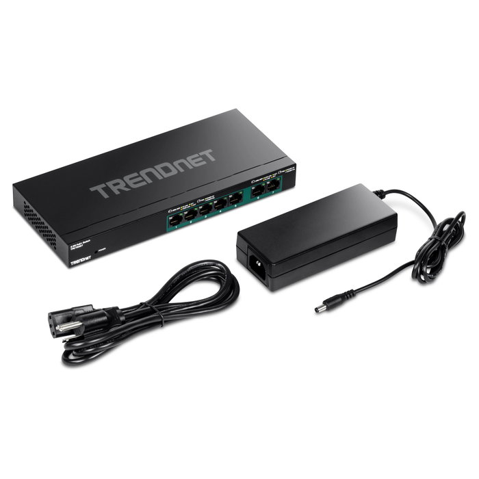 Trendnet Switch 7 Puertos Multigigabit PoE+
