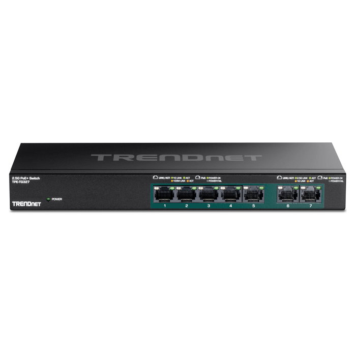 Trendnet Switch 7 Puertos Multigigabit PoE+