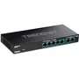 TRENDNET TPE-TG327 Switch No Administrado, 7 Puertos (5x Gigabit + 2x 2.5G Multigigabit), PoE+ con 70W de Presupuesto, 20 Gbit/s Capacidad de Conmutación