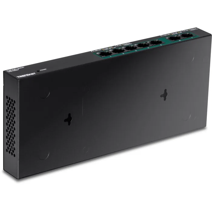 TRENDNET TPE-TG327 Switch No Administrado, 7 Puertos (5x Gigabit + 2x 2.5G Multigigabit), PoE+ con 70W de Presupuesto, 20 Gbit/s Capacidad de Conmutación