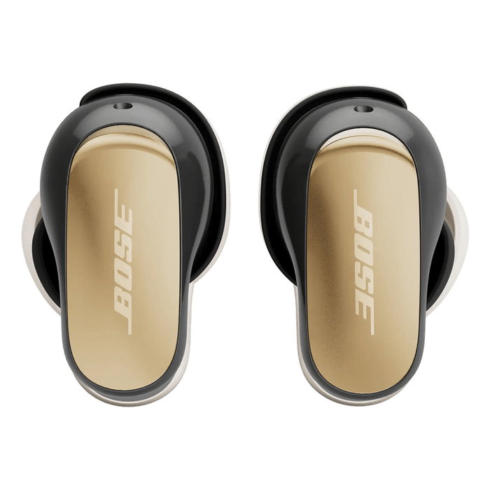 Bose QuietComfort Ultra Earbuds 2nd Gen Auriculares Inalámbricos Intraurales IPX4 con Cancelación de Ruido, Color Negro y Desert Gold