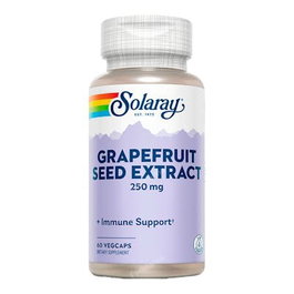 SOLARAY Grapefruit Seed Pomelo 60Cap. - Concentrado de Semilla de Pomelo para el Sistema Inmune