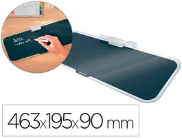 Leitz Pizarra de Cristal Cosy Sobremesa Blanca 150x60x380 mm con Rotulador y Borrador