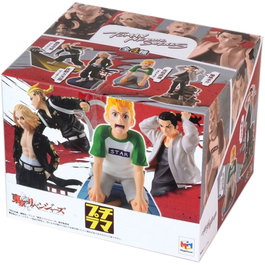 MegaHouse Expositor 4 figuras Petitrama Tokyo Revengers Series Toman Heroic Scenes 8cm +15 años