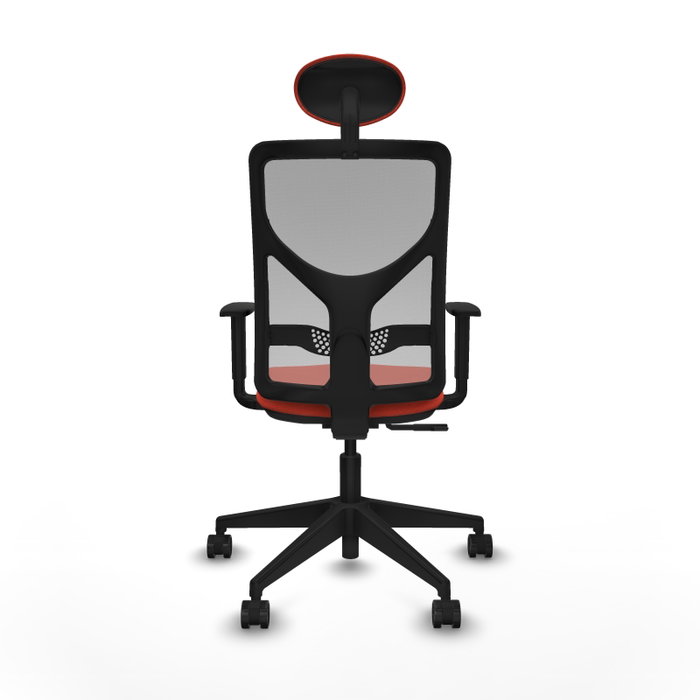 PIQUERAS Y CRESPO Silla de oficina Motilla con mecanismo Sincro, Naranja oscuro y Gris PIQUERAS Y CRESPO Silla de oficina Motilla con mecanismo Sincro, Naranja oscuro y Gris