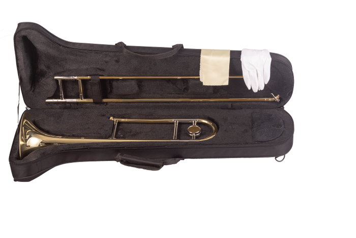 Amadeus Trombón Tenor Lacado Tubo Ancho Sib Amadeus Trombón Tenor Lacado Tubo Ancho Sib