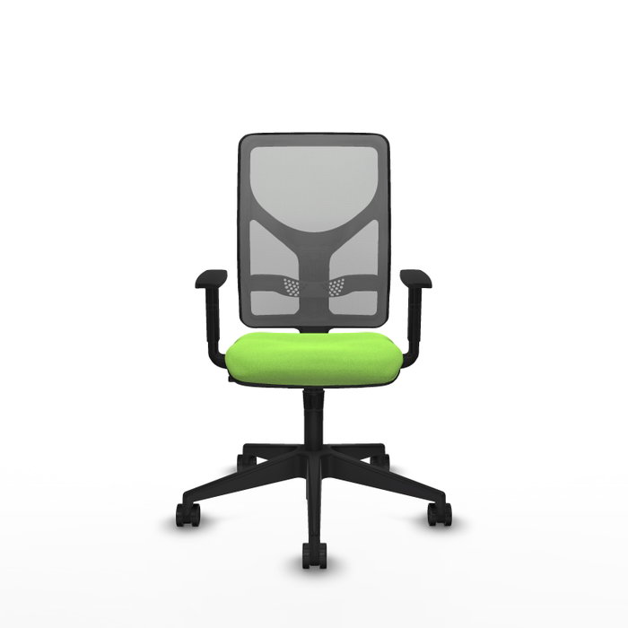Silla de oficina Motilla con mecanismo Sincro tapizada con Tela color Pistacho y malla color Gris. Equipada con lumbar 1D, Brazos 1D y Ruedas 65mm nailon Silla de oficina Motilla con mecanismo Sincro tapizada con Tela color Pistacho y malla color Gris. Equipada con lumbar 1D, Brazos 1D y Ruedas 65mm nailon