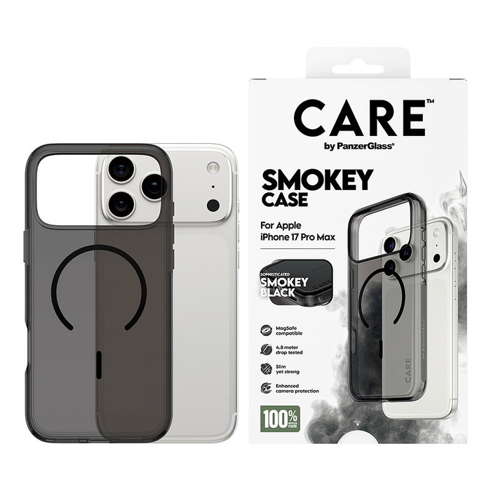 PanzerGlass CARE Urban Explorer Smokey MagSafe para iPhone 17 Pro Max