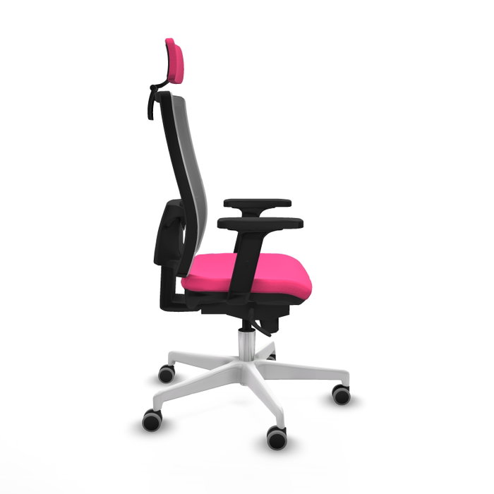 PIQUERAS Y CRESPO Silla de oficina Horna Rosa con mecanismo Sincro PIQUERAS Y CRESPO Silla de oficina Horna Rosa con mecanismo Sincro