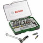 Bosch Juego de puntas de destornillador y trinquete de 27 piezas