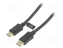 LOGILINK Cable DisplayPort 1.2 de 20m Negro