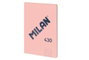 Milán Cuaderno A4 Encolado 48 Hojas Cuadriculadas Rosa Serie 430
