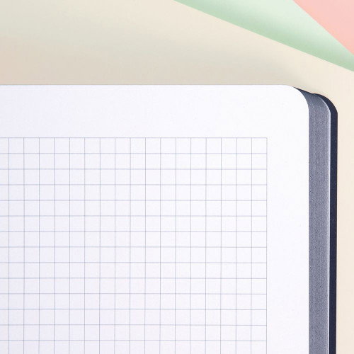 Milán Cuaderno A4 Encolado 48 Hojas Cuadriculadas Rosa Serie 430