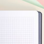 Milán Cuaderno A4 Encolado 48 Hojas Cuadriculadas Rosa Serie 430