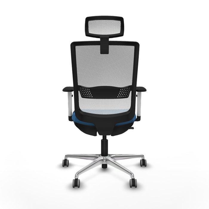 PIQUERAS Y CRESPO Silla de oficina Haches con mecanismo Sincro/Traslack, Azul claro y Blanco PIQUERAS Y CRESPO Silla de oficina Haches con mecanismo Sincro/Traslack, Azul claro y Blanco