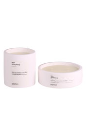 Aberto Design Set de Velas de Hormigón Blanco con Esencia de Sándalo (2 Piezas)