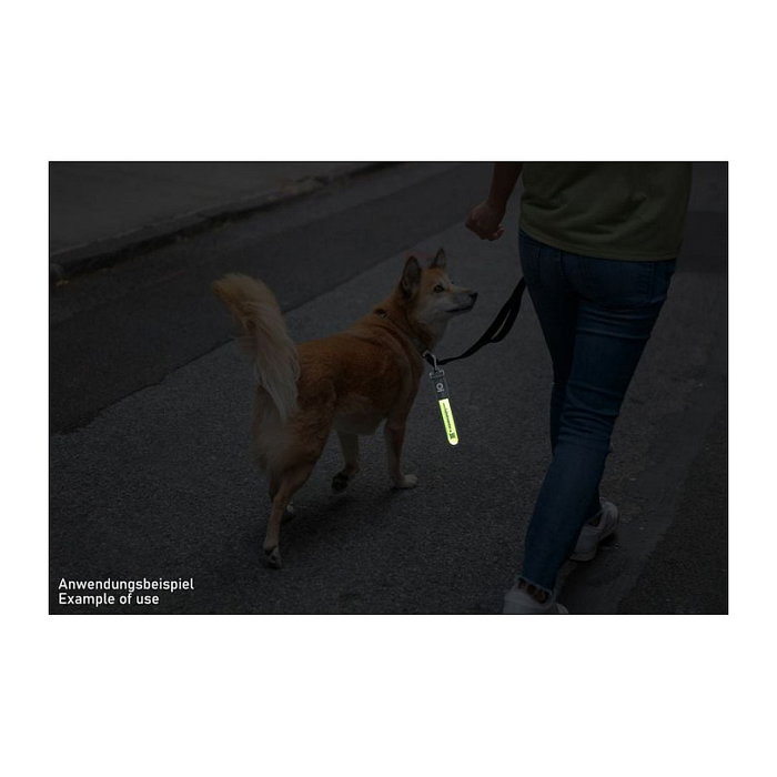 Kabelmeister Cinta de luz LED con parpadeo y reflectante, amarillo