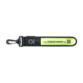 Kabelmeister Cinta de luz LED con parpadeo y reflectante, amarillo